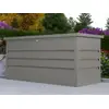Image de Coffre De Rangement De Jardin En Acier Galvanisé Gris - 400l - Tomaso