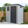 Image de Abri De Jardin En Résine Gris Anthracite 2,09 M² Nerio