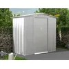 Image de Abri De Jardin Métal En Acier Galvanisé Gris 2,36 M² Linus