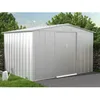 Image de Abri de jardin métal en acier galvanisé gris 782 m² - LINUS
