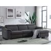 Image de Canapé d'angle relax électrique en tissu anthracite PEDRERA - Angle droit