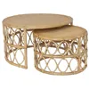 Image de Tables basses gigognes - Rotin - Coloris : Naturel - RONITA