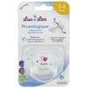 Image de Sucettes-Luc et Léa Sucette Silicone Physiologique avec Anneau 0-6 Mois (Modèle : Jaime mon Doudou)