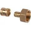 Image de Raccord PER droit à glissement avec écrou libre à portée plate - F 1/2 - diamètre 16 mm - PB tub