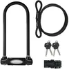 Image de Antivol U avec Câble - MASTER LOCK - Modèle XL - Sold Secure Gold Police Approved