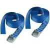 Image de Sangle à bagages - MASTER LOCK - 2.5 m x 25 mm - Lot de 2 - Résistance 100 Kg - Boucle Zamak