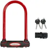 Image de MASTER LOCK Antivol Vélo U [A Clé] [Support de Vélo Universel] [Antivol Certifié] [Rouge] 8195EURDPROCOLR