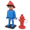 Image de Figurine Vintage de collection Le pompier PLAYMOBIL PLASTOY