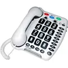 Image de GEEMARC Téléphone fixe grosses touches sénior AMPLIPOWER 50 - Blanc