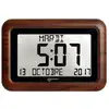 Image de Geemarc Horloge Radiopilotée Viso 10 Avec Cadre Imitation Bois