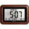 Image de GEEMARC Horloge radiopilotée VISO 10 avec Cadre imitation bois