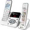 Image de Téléphone sans fil - GEEMARC - Pack Mobility 295 Blanc - Grandes touches - Répondeur intégré - 50 contacts
