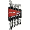 Image de Clé à cliquet - VIRAX - Tête flexible 180° - Embout 12 pans - Jeu de 7 clés