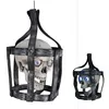 Image de Automate Halloween Tête de Mort en Cage - PTIT CLOWN - 44 cm - Sonore et Lumineuse