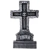 Image de Décoration de fête - PTITCLOWN - Croix Pierre Tombale - 61 cm - Gris - Extérieur