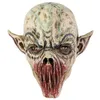 Image de Déguisement Masque Latex Intégral Alien Affamé Adulte - CED - Noir et Vert - Halloween