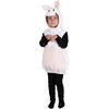 Image de P'tit Clown - Déguisement Lapin Enfant - Costume Lapin Avec Capuche - Idéal Pâques, Carnaval, Anniversaire - Taille 5-6 Ans