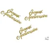 Image de Confettis - PTIT CLOWN - re21053 - Lot de 30 - Joyeux Anniversaire - Pailleté Or