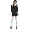 Image de P'tit Clown - 21141 - Déguisement Ecolière Halloween - Robe Gothique, Bas - Costume Adulte Carnaval, 31 Octobre - Taille S/m