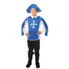 Image de P'tit Clown - Costume Mousquetaire Enfant - Déguisement Parfait Pour Carnaval, Fêtes Costumées Et Évènements À - Taille 10-12 Ans