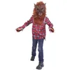 Image de Déguisement enfant - MES VERRINES - Loup-Garou - Rouge - Chemise à carreaux - 7 ans