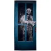 Image de Décoration de Porte Zombie - PTIT CLOWN - 22215 - Effrayante - Maison Hantée - Polyester - 80 x 180 cm