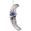 Image de Demi-Lune à Suspendre - PTIT CLOWN - 22264 - Décoration Halloween Lumineuse - Plastique - 40 cm - Piles Incluses