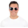 Image de Lunettes France pour homme en tricolore - PTIT CLOWN - REF/22392 - Bleu - Taille adulte unique - Thème France