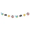 Image de Guirlande - PTIT CLOWN - Pirates - 8 fanions - 36 mètres - Multicolore