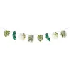 Image de Guirlande feuilles tropicales - PTIT CLOWN - 3m - Vert - Feuilles artificielles - Pour déco intérieur/extérieur