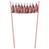 Image de Pique pompons rose gold métallique pour décoration de gâteau (9 x 18cm) REF/22623