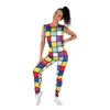 Image de Combinaison fluo adulte - PtitClown - Multicolore - Taille S/M - Mixte - Idéale pour soirées festives