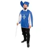 Image de Costume - Mousquetaire adulte - PtitClown - Bleu - Taille S/M