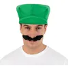 Image de Casquette de plombier Luigi verte - Mario - Luigi - Mixte - Extérieur