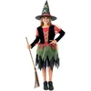 Image de P'tit Clown - Déguisement Fée - Sorcière Fille - Chapeau, Robe - Costume Halloween Enfant - Cosplay, Fête - Taille 7-9 Ans