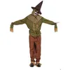 Image de Déguisement Épouvantail Adulte - PTIT CLOWN - Modèle Épouvantail - Vert - Polyester - Léger