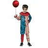 Image de Déguisement clown - PTITCLOWN - Clown vintage - 5-6 ans - Rouge/Bleu/Blanc - Manches longues