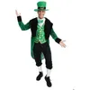 Image de Déguisement - PTIT CLOWN - Leprechaun Adulte - Vert - Polyester - Ensemble 5 pièces