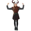 Image de P'tit Clown - P'tit Clown - Déguisement Viking Enfant - Fille, Garçon - Taille 5-6 Ans