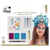 Image de Set de maquillage - PTIT CLOWN - Sirène - 3 fards & crayon doré - 15 strass - Se retire à leau