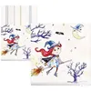 Image de Serviettes en papier - PTIT CLOWN - Halloween - 20 serviettes - 13 5 x 13 5 cm - Illustrations colorées