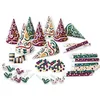 Image de Kit de fête - PTIT Clown - re23444 - 10 personnes - Couleurs vert prune ivoire - 2 ans de garantie