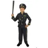 Image de Déguisement Policier Enfant - PTIT CLOWN - Déguisement Policier - Noir - Polyester - Dès 3 ans