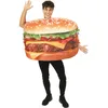 Image de P'tit Clown - 23788 - Costume Burger - Déguisement Hamburger Adulte - Unisexe - Tunique - Taille Unique
