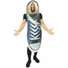Image de P'tit Clown - Déguisement Humoristique Adulte Unisexe - Costume Cible Chaussure Mona Lisa - Tunique - Taille Unique
