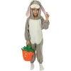 Image de P'tit Clown - Déguisement Pâques Enfant - Costume Lapin - Costume Poussin - Unisexe - Taille 3-4 Ans