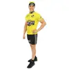 Image de Déguisement - Cycliste - Maillot Jaune - T-shirt + Short - Adulte - Taille S/m