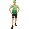 Image de P'tit Clown - Déguisement Cycliste Adulte - Costume Humoristique - T-shirt, Short, Casquette - Taille L-xl