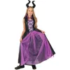 Image de P'tit Clown - Déguisement Sorcière Maléfique Fille - Déguisement Pour Enfant - Robe, Serre-tête - Cosplay - Taille 10-12 Ans