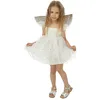 Image de P'tit Clown - 24109 - Costume Ange - - Blanc, Argent - Fille - 7/9 Ans - Taille 7-9 Ans
